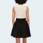 Square neck sleeveless stretch women's tank top
