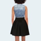 Fashion V-neck short women's denim vest