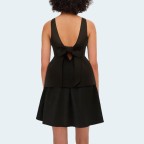 Black simple square collar women's camisole