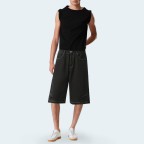 Loose casual straight fit men's denim shorts