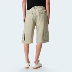 Loose fit multi-pocket straight-leg men's cargo shorts
