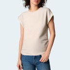 Fashionable silky texture women's short sleeves