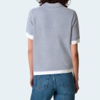 Simple and versatile knitted women's short sleeves