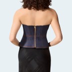 Fashionable and simple women's denim wrap vest