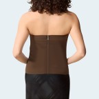 New fashionable brown women's wrap vest